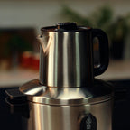 Kochmaster Samowar, Edelstahl, Warmhaltefunktion, 4.0 + 1.0 Liters, Temperaturregelung Teekocher