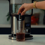 Kochmaster Glas Samowar, 4,5 - 1,1 Liter, Edelstahl, 2000W, Temperaturrregellung Teakocher