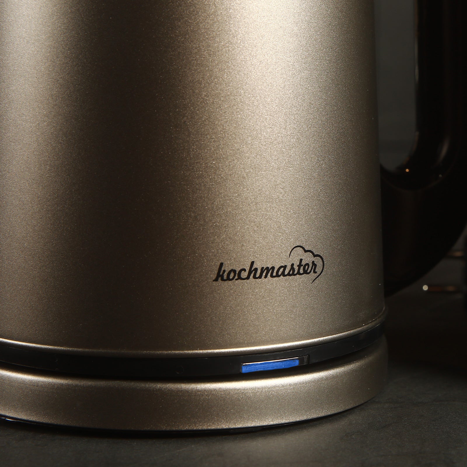 Kochmaster Teekocher, 1800W, Edelstahl 2.0 + 1.0 Liter, Doppelheizsystem, Wasserkocherduct