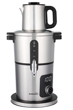 Kochmaster Samowar, Edelstahl, Warmhaltefunktion, 4.0 + 1.0 Liters, Temperaturregelung Teekocher