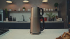 Kochmaster Teekocher, 1800W, Edelstahl 2.0 + 1.0 Liter, Doppelheizsystem, Wasserkocherduct